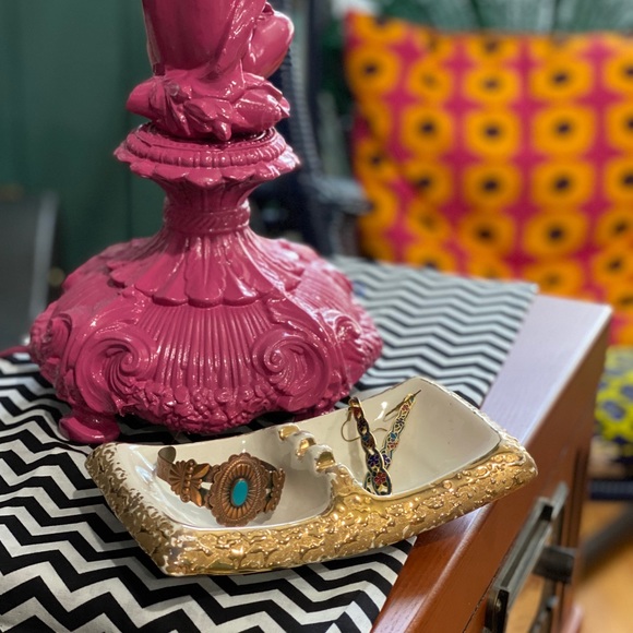 Vintage Other - Vintage 24KT Gold ashtray